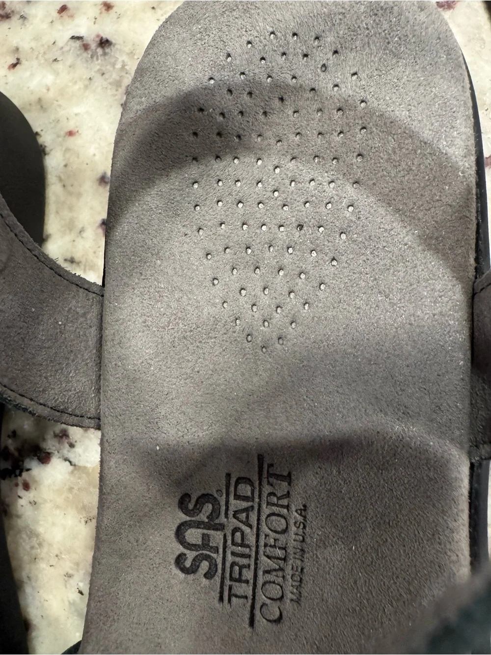SAS Tripad Comfort Black Leather Slingback Sandals Women’s 8.5 Narrow Made USA